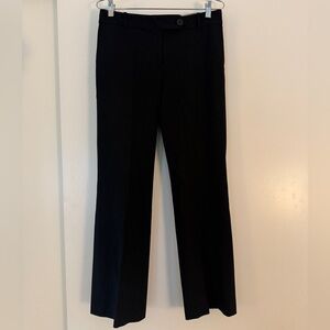 LOFT Ann Taylor Black Trouser Pants Size 2 Bootcut